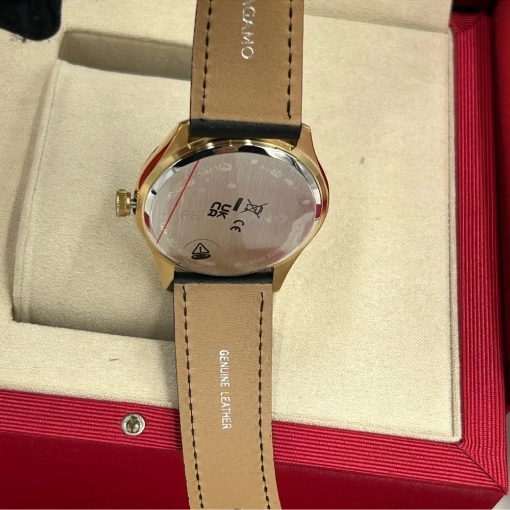 Men’s Salvatore Ferragamo, Swiss watch 42 mm black strap NWT